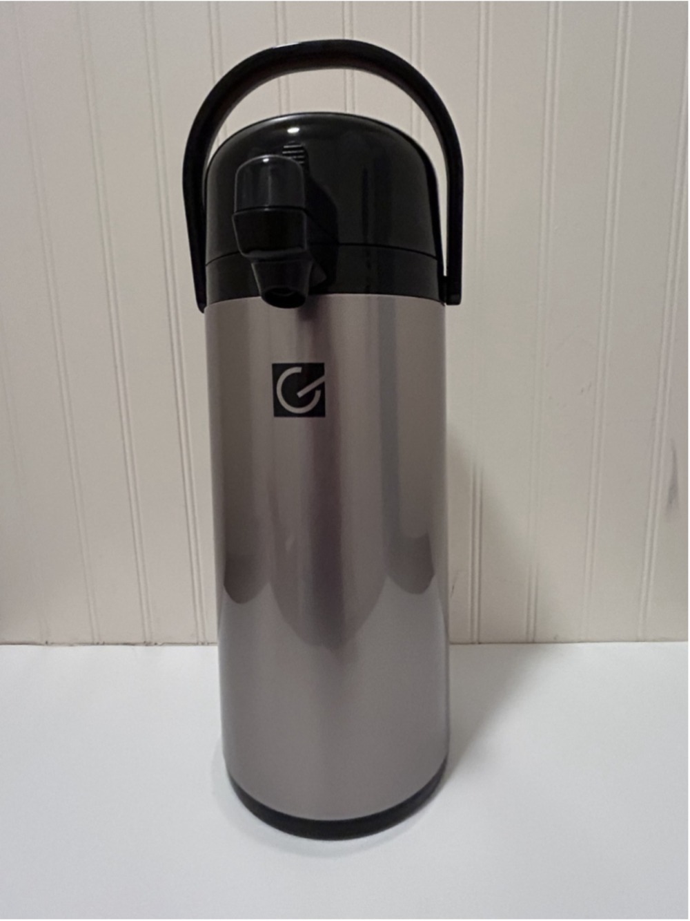 Grindmaster Stainless Steel Silver Airpot Vacuum Coffee Dispenser Pump Lid - Picture 6 of 12